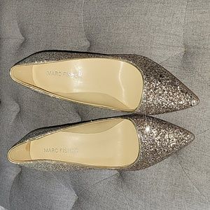 Marc Fisher Glitter Pumps